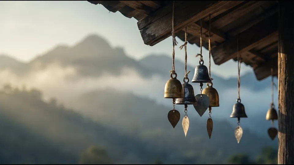 Gentle Wind Chimes for Relaxation, Yoga and Meditation | 1 Hour Peaceful Ambient Sounds